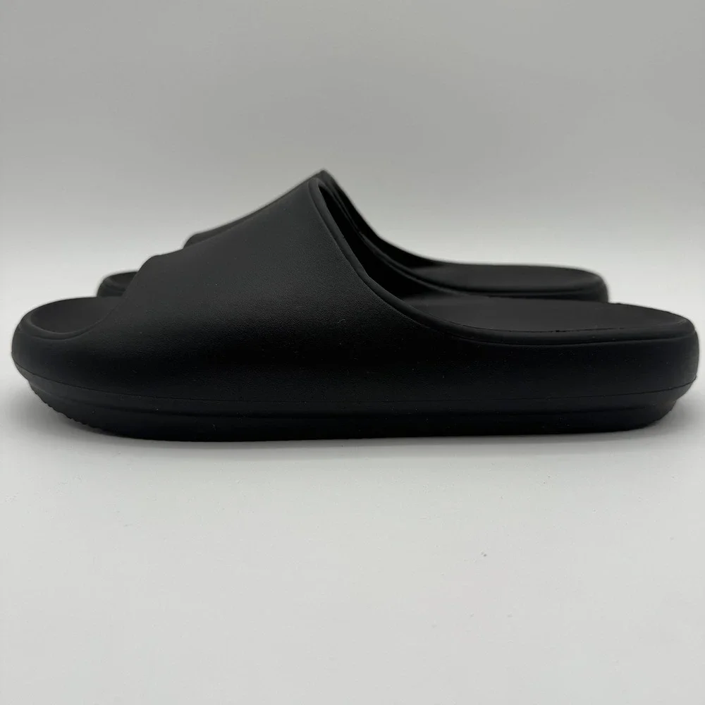 Unisex Cushion Slide Sandals Black Women's 11-12 Men's 9-10